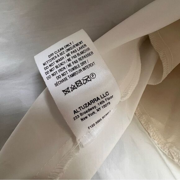 Altuzarra Rhodea Cotton-Blend Midi-Dress in White US 8 EU 40 NEW MSRP $1495 - Picture 10 of 13